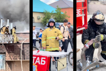 Фотография к новости: Ақтөбеде мейрамхана өртеніп, 40 адам эвакуацияланды