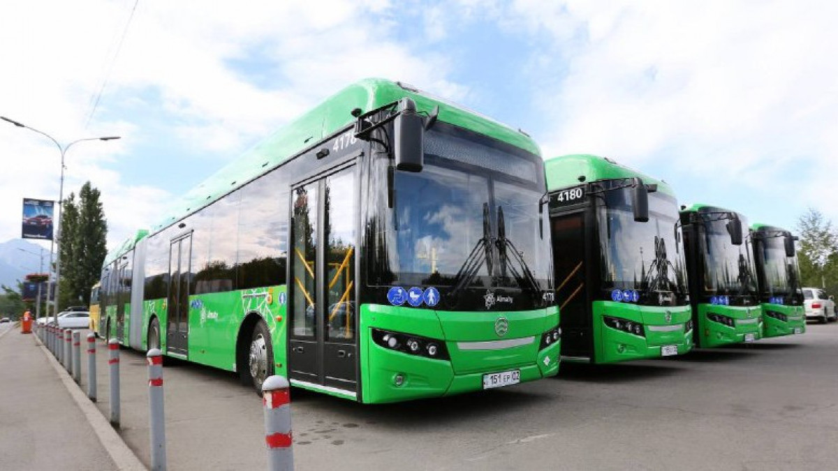 Алматы әкімдігі 100 жаңа автобус сатып алды