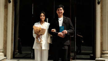 Фотография к новости: Әнші Индира Еділбаева тұрмысқа шықты