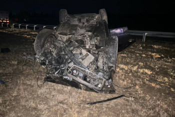 Фотография к новости: Жетісуда бүтін бір отбасы жол апатына түсіп, әйелі қаза болды