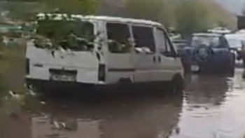 Фотография к новости: Алматыда қатты нөсер жауды