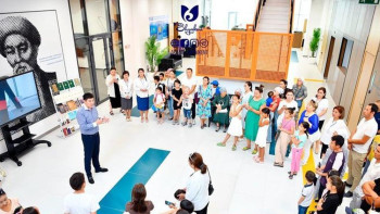 Фотография к новости: Шымкенттің жаңа Оқушылар сарайына 2400 оқушы қабылданды