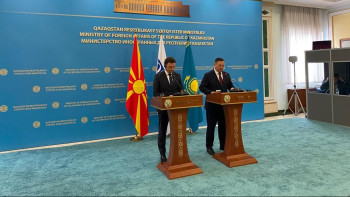 Фотография к новости: ЕҚЫҰ іс басындағы төрағасы Қазақстанда Украинадағы соғыс туралы сөз қозғады