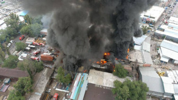 Фотография к новости: Алматы қаласында қоймалардан өрт шықты