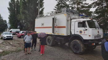 Фотография к новости: Жетісу облысында су басқан ауыл тұрғындары жарықсыз қалды
