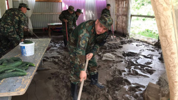 Фотография к новости: Жетісу облысында су басқан елді мекендердегі жағдай тұрақты – ТЖД