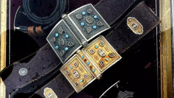 Фотография к новости: Баянауылда құны 2,5 миллион теңге тұратын белдік көрмеге қойылды