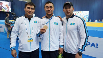 Фотография к новости: Қазақстандық самбошылар ТМД ойындарында үздік нәтижеге қол жеткізді