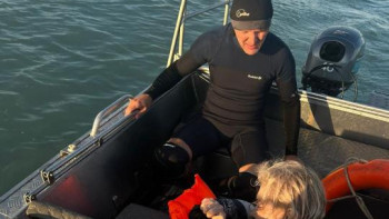 Фотография к новости: Балқаш көлінен екі адам құтқарылды