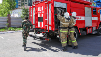 Фотография к новости: Өскеменде көпқабатты үйлерде өртке қарсы оқу-жаттығу өткізіледі