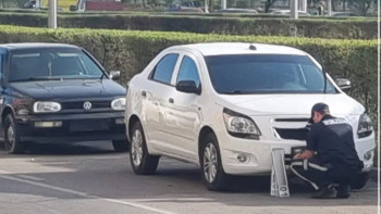 Фотография к новости: Көлігін мешіттің қасына қойғандарға айыппұл салынып жатыр