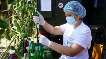 Фотография к новости: Алматыда әскери дәрігерлердің тактикалық-арнайы оқу-жаттығулары өтті