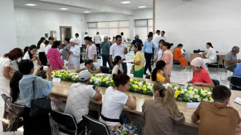 Фотография к новости: Шымкентте мүмкіндігі шектеулі жандарға бос жұмыс орындары жәрмеңкесі өтті