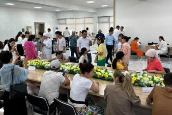 Фотография к новости: Шымкентте мүмкіндігі шектеулі жандарға бос жұмыс орындары жәрмеңкесі өтті