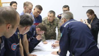 Фотография к новости: Шахтадағы өрт. Төтенше жағдайды жою шаралары жалғасып жатыр