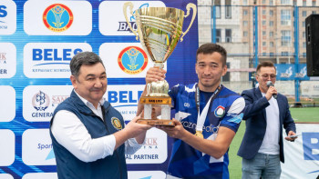 Фотография к новости: БАҚ өкілдері арасындағы шағын футболдан турнир мәресіне жетті