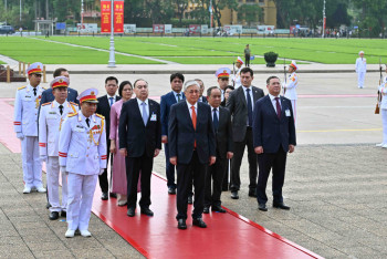 Фотография к новости: Тоқаевтың Вьетнам Социалистік Республикасына ресми сапарында атқарған істері
