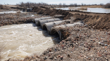 Фотография к новости: Жетісу облысында қатты нөсер салдарынан 22 үйге зақым келді