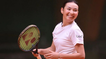 Фотография к новости: Аружан Сағындықова WTA рейтингінде тағы да 87 саты жоғары көтерілді