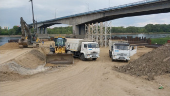 Фотография к новости: Абай облысында салынып жатқан көпір құрылысы тексерілді