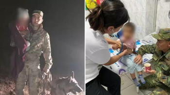 Фотография к новости: БҚО-да жоғалған 3 жасар қыз иісшіл иттің көмегімен табылды