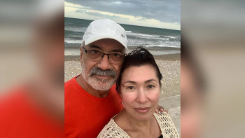 Фотография к новости: Толқын Забирова алғаш рет күйеуімен түскен суретін жариялады