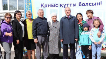 Фотография к новости: БҚО-да ауыл тұрғындары баспаналы болды