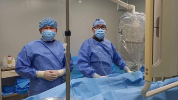 Фотография к новости: Дәрігерлер жедел миокард инфарктісі бар 90 жастағы пациенттің өмірін сақтап қалды