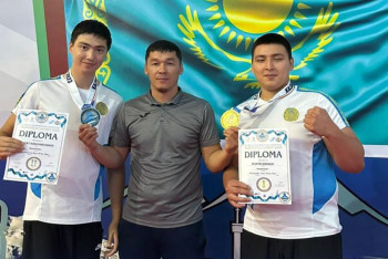 Фотография к новости: Атыраулық студент қол күресінен әлем чемпионы атанды