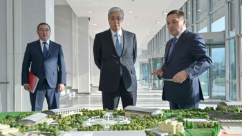 Фотография к новости: Тоқаев Республикалық олимпиадалық даярлық базасына барды