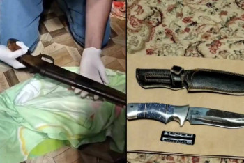 Фотография к новости: Ақтөбелік тұрғын үйінде заңсыз қару сақтаған