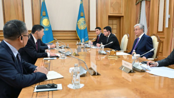 Фотография к новости: Тоқаев SINOPEC корпорациясының президентін қабылдады