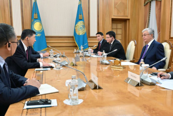 Фотография к новости: Тоқаев SINOPEC корпорациясының президентін қабылдады