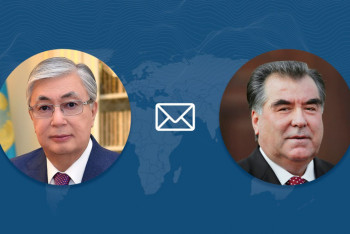 Фотография к новости: Мемлекет басшысы Тәжікстан президентін құттықтады