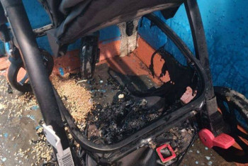 Фотография к новости: Депутаттың баласының арбасын өртеп кеткен бұзақы ұсталды