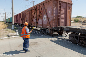 Фотография к новости: Жыл басынан теміржол арқылы 7,4 млн тонна астық тасымалданды