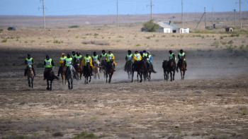 Фотография к новости: Шабандоздар «Ұлы дала жорығы» марафон-бәйгесінің жартысын басып өтті