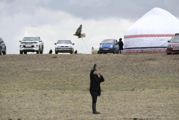 Фотография к новости: Астанада құсбегіліктен халықаралық турнир өтті