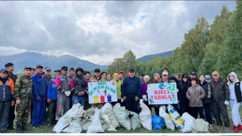 Фотография к новости: Елімізде “Kieli Tabigat” экологиялық акциясы өтті