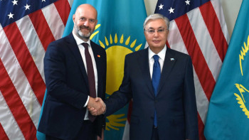 Фотография к новости: Мемлекет басшысы Mastercard компаниясының атқарушы вице-президентін қабылдады