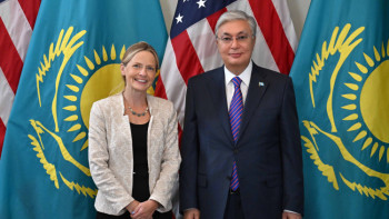 Фотография к новости: Мемлекет басшысы Amazon корпорациясының вице-президенті Сьюзан Пойнтермен кездесті