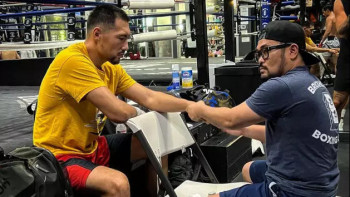 Фотография к новости: Әлімханұлы әйгілі чемпионды бірінші раундта нокаутқа түсіретінін мәлімдеді