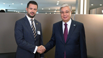 Фотография к новости: Мемлекет басшысы Черногория Президенті Яков Милатовичпен келіссөз жүргізді