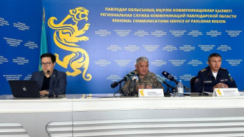 Фотография к новости: Павлодар облысында ТЖД брифинг өткізді