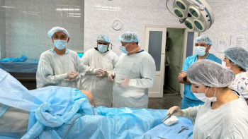 Фотография к новости: Қордай дәрігерлері тізе буындарының патологиясына артроскопияны қолдана бастады