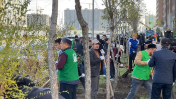 Фотография к новости: Астанада өткен сенбіліктерге 66 мыңнан астам адам қатысты