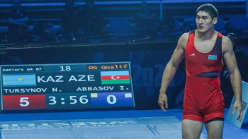 Фотография к новости: Нұрсұлтан Тұрсынов грек-рим күресінен олимпиада жолдамасына ие болды