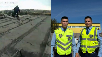 Фотография к новости: Балқаш полицейлері 5-қабаттан секірмек болған қызды құтқарып қалды