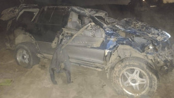 Фотография к новости: Жетісуда көлік аударылып, бір адам қаза тапты