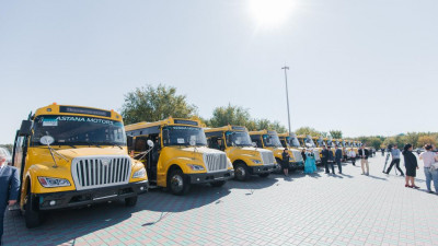 Атырау облысының мектептеріне 15 автобус берілді